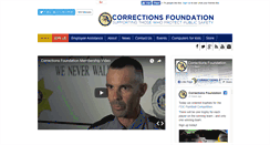 Desktop Screenshot of correctionsfoundation.org